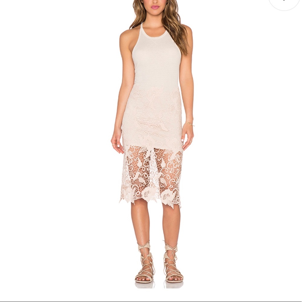 Free people crochet tank dress